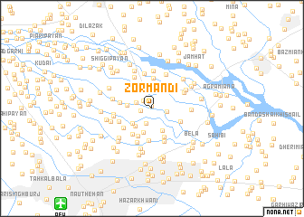 map of Zormandi