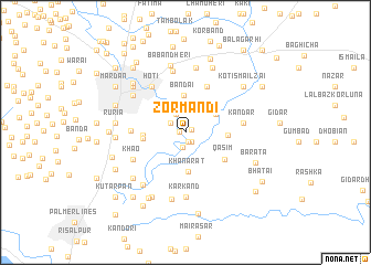 map of Zormandi