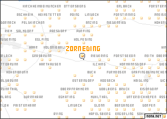 map of Zorneding