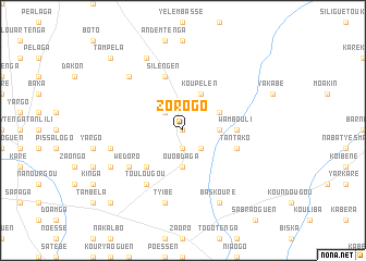 map of Zorogo