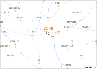 map of Zoro