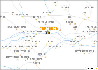 map of Zorqābād