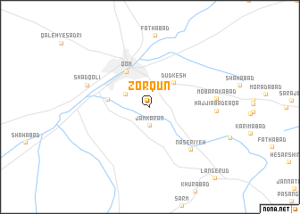 map of Zorqūn