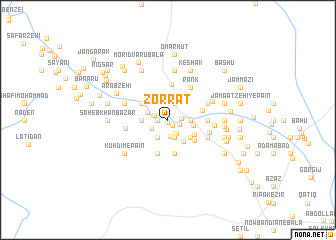 map of Zorrat