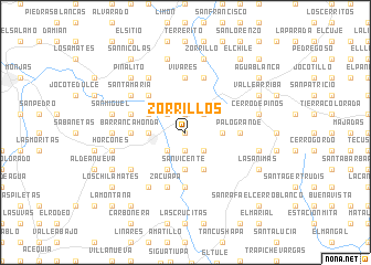 map of Zorrillos