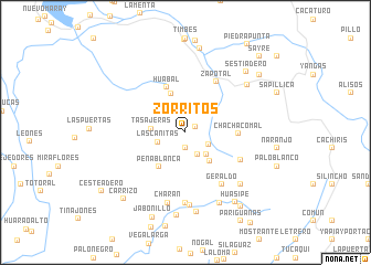 map of Zorritos