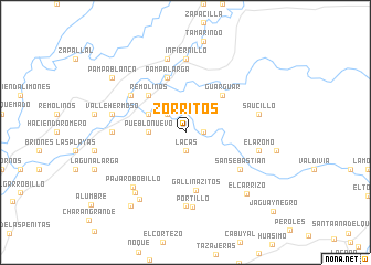 map of Zorritos