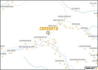 map of Zorronto