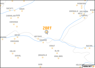 map of Zort