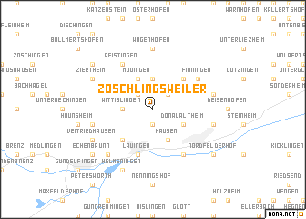 map of Zöschlingsweiler