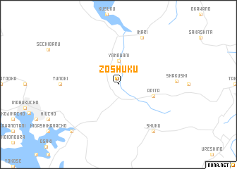 map of Zōshuku