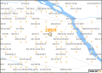 map of Zosin