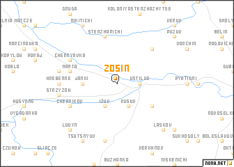 map of Zosin