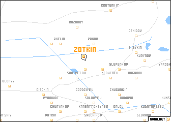 map of Zotkin