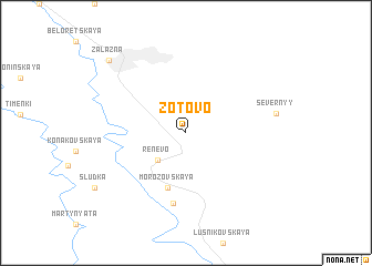 map of Zotovo