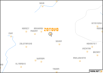 map of Zotovo