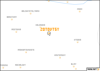 map of Zotovtsy