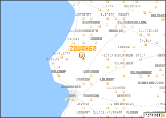 map of Zouaher