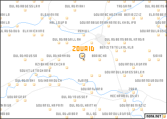 map of Zouaïd