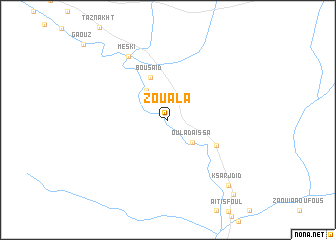 map of Zouala