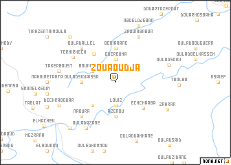 map of Zouaoudja