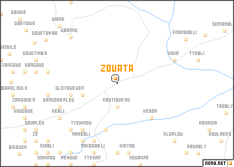 map of Zouata