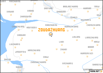 map of Zoudazhuang