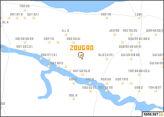 map of Zougao