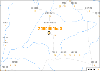 map of Zouginindja