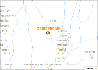 map of Zouiat Madri