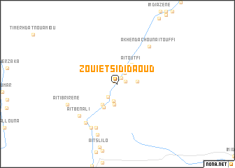 map of Zouiet Sidi Daoud