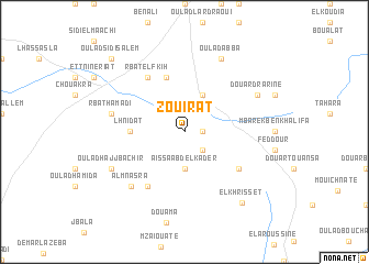map of Zouirat