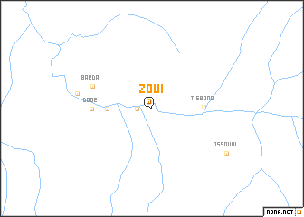 map of Zouï