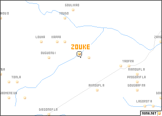 map of Zouké