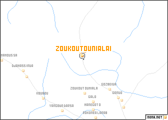 map of Zoukoutouniala I