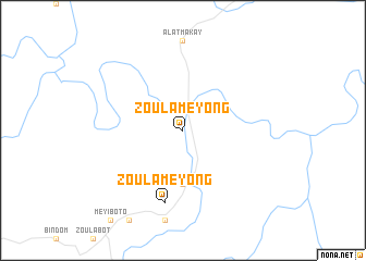 map of Zoulaméyong