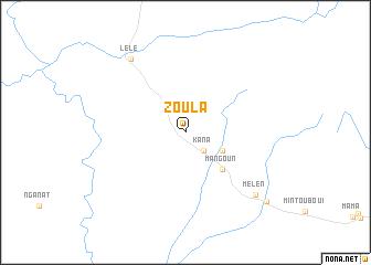 map of Zoula