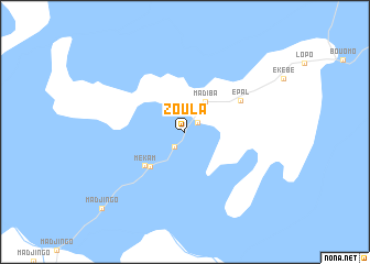 map of Zoula