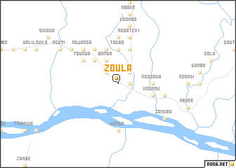 map of Zoula