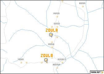 map of Zoula