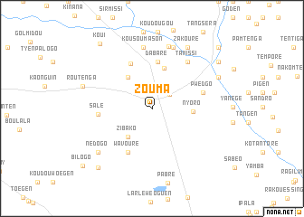 map of Zouma