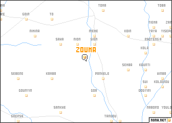 map of Zouma