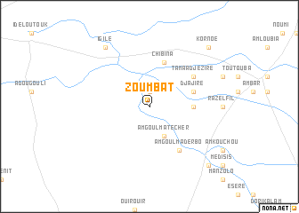 map of Zoumbat