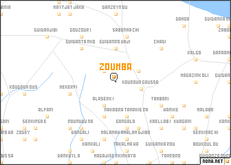 map of Zoumba
