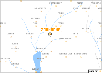 map of Zoumbomé