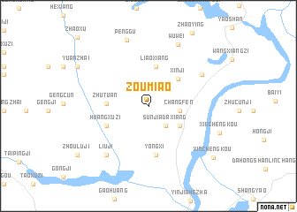 map of Zoumiao