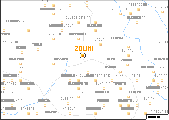 map of Zoumi