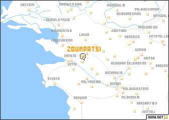 map of Zoumpátsi