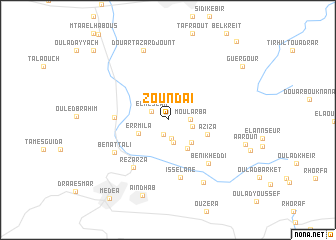 map of Zoundaï