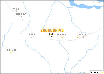 map of Zoungakpio